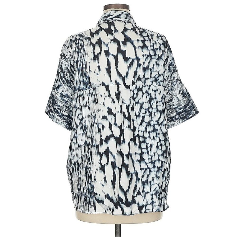 Elie Tahari 2-Piece Set – Silk Top (M) & Pleated Midi Skirt (10 Medium) Coord - Picture 3 of 11